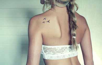 I'm loving bird tattoos