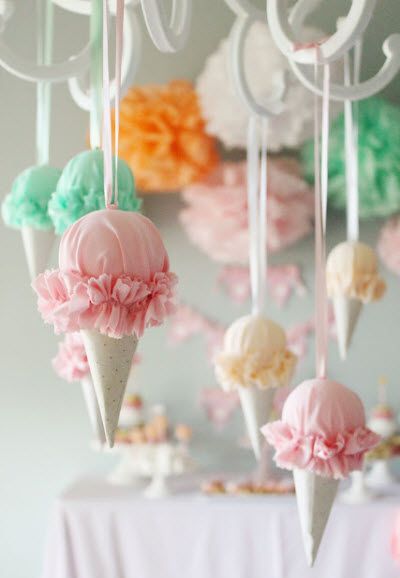 Ice Cream Party – Looks like a lot of work, but the results are super cute!
