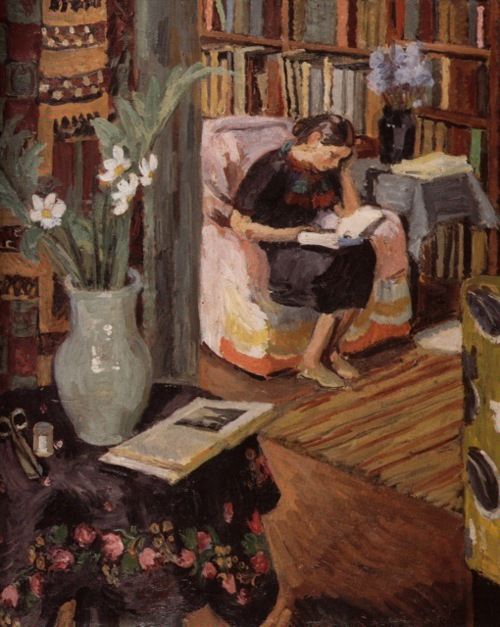 Interior with the Artist’s Daughter-1936, Duncan Grant. Scottish