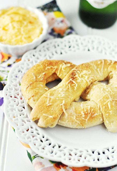 Jalapeno cheese stuffed pretzel