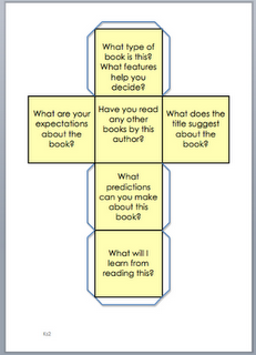 KS2 Before Reading dice