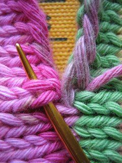 Knitting Seams (I didn't know you could do this!)