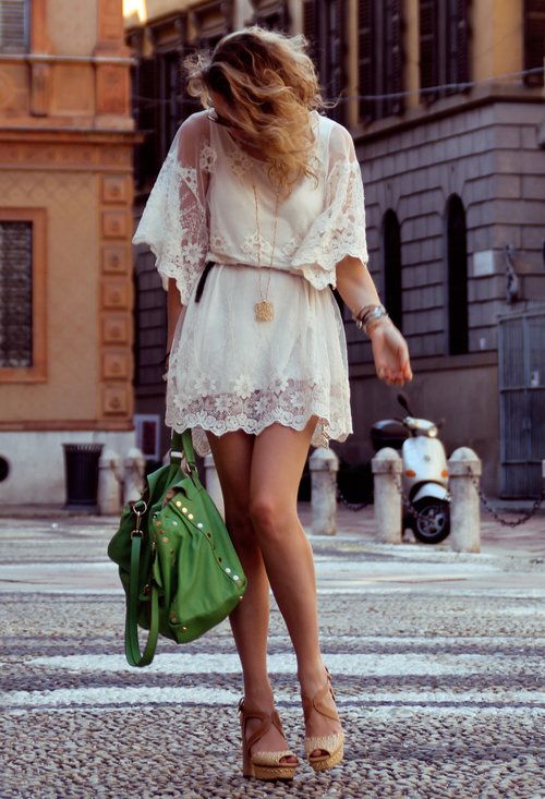 Lace Boho dress