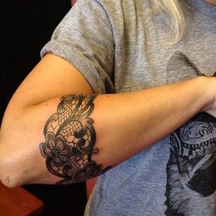 Lace tattoo