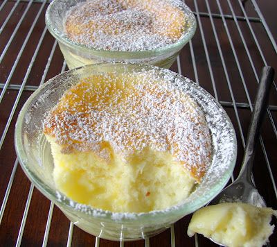 Lemon Custard cakes. Three delicious words!