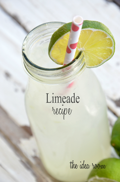Limeade Recipe Via Amy Huntley (the Idea Room) 1/2 Cup Fresh Lime Juice (about 6