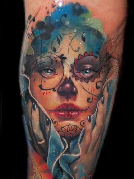 Looking for unique Alex De Pase Tattoos?  Day of the Dead tattoo
