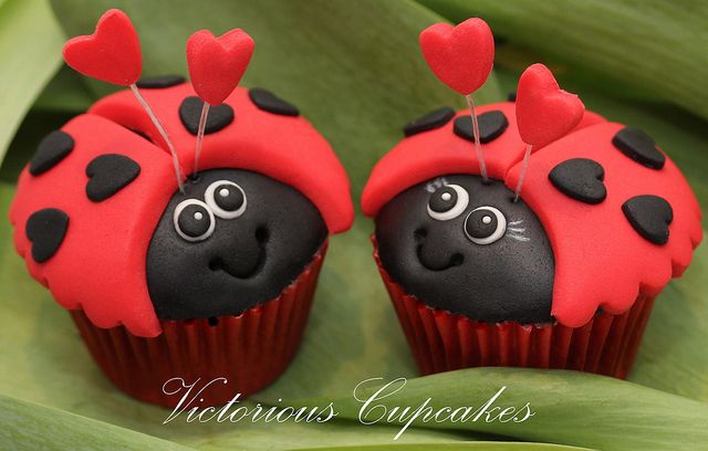 Love Bugs Cupcakes