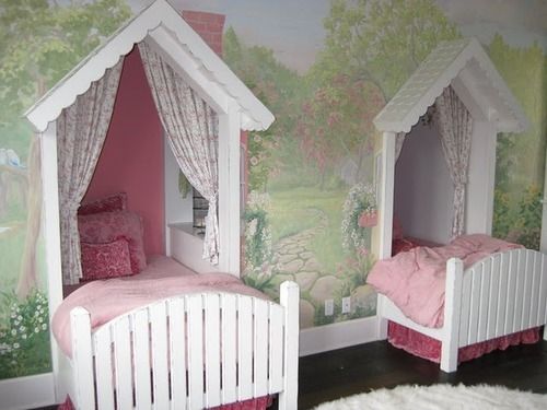 Love this for little girls' rooms!