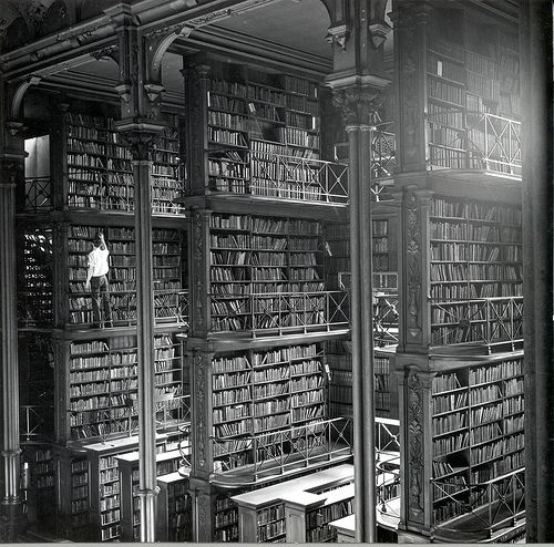 Main Hall of the Public Library of Cincinnati, 1874.