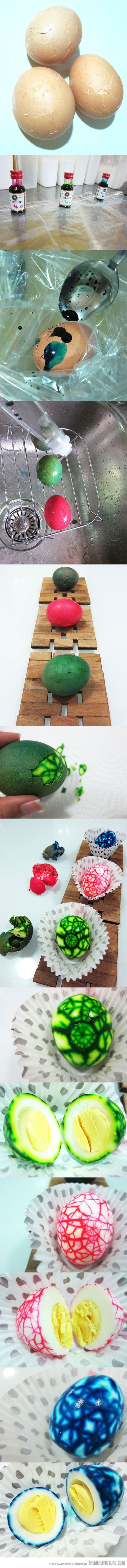 Marbled Easter Eggs!