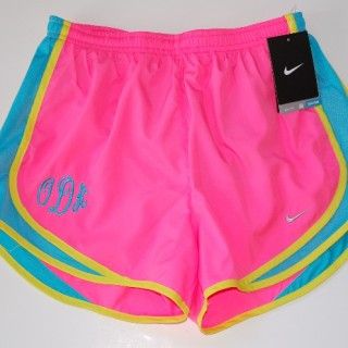 Monogrammed Nike shorts- I want these!!!