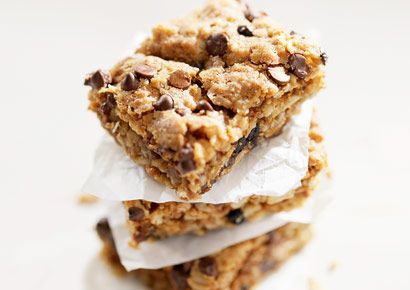 No-Bake Peanut Butter Bars that flatten your belly! Thanks, Prevention Mag.
