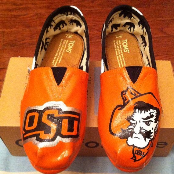 Oklahoma State University OSU Cowboys hand by HillCountryBoutique