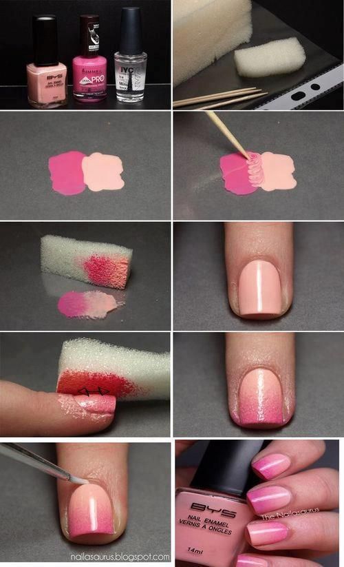 Ombre nails DIY