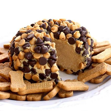 Peanut Butter "Cheese Ball". 1 package (8 ounces) cream cheese, at roo