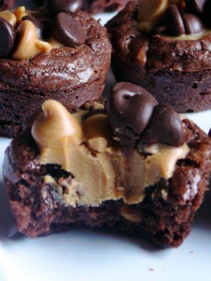 Peanut Butter Cup Brownies.