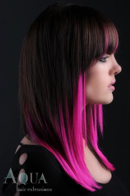 Pink Hair Extensions