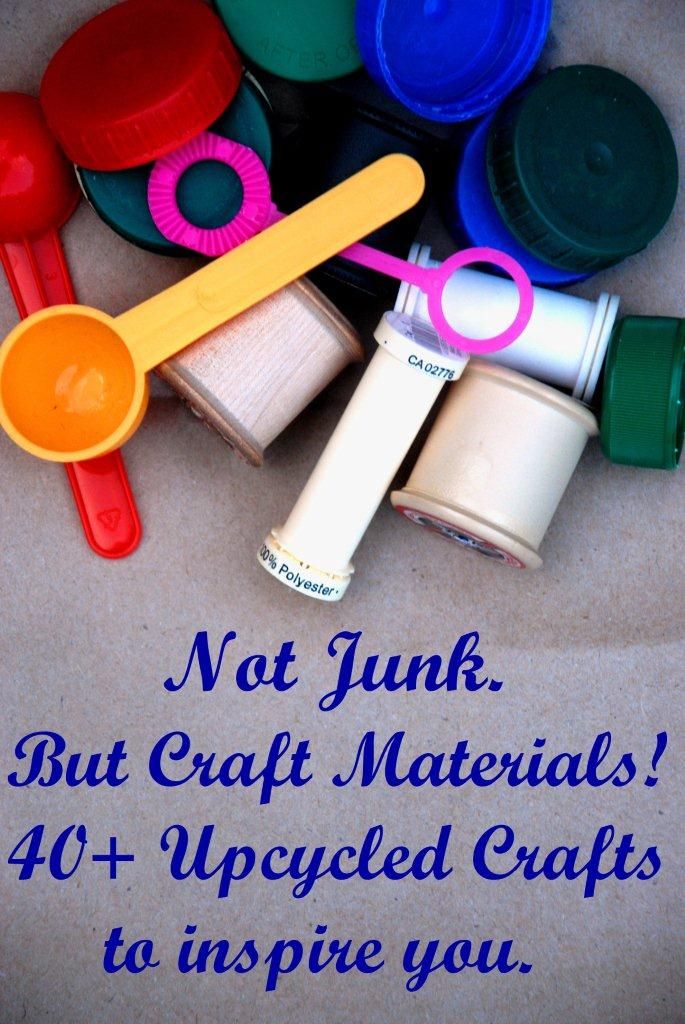 Recycle various items for craft!
