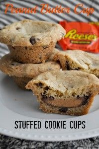Reeses stuffed cookie cups