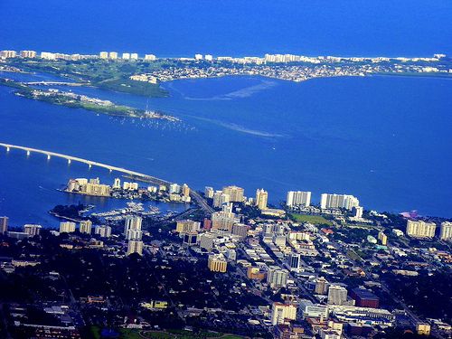 SARASOTA , FLORIDA-AERIAL