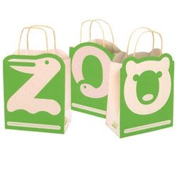 SF Zoo Paper Bags by Irina Blok