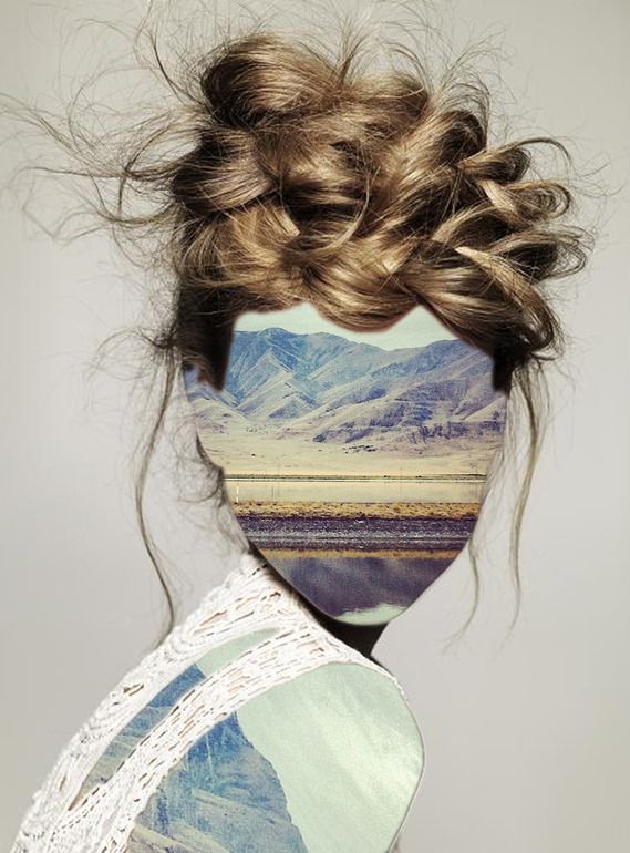 Saatchi Online Artist: Erin Case; Digital, 2012, Assemblage / Collage "Hair