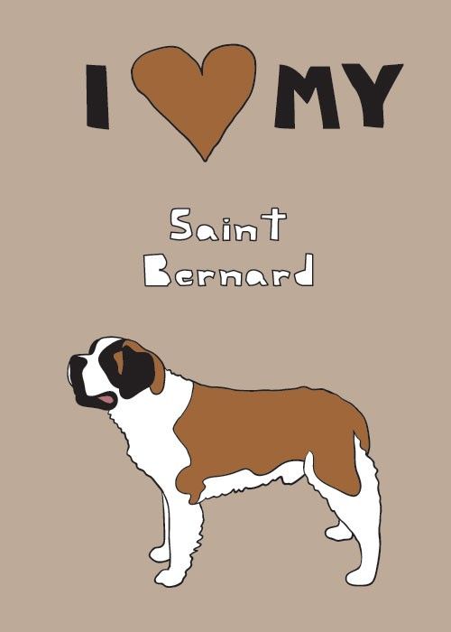 Saint Bernard, 5×7 print, $15