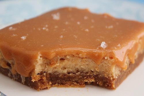 Salted Caramel Cheesecake Bars