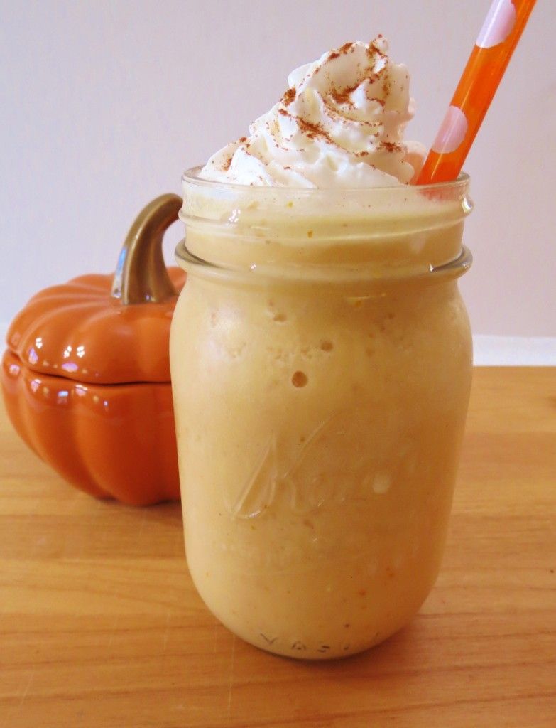 Skinny Pumpkin Spice Frappe and Skinny Pumpkin and Cream Frappe