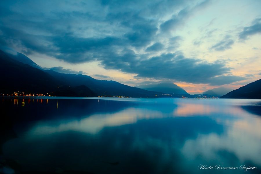 Sky sunset reflection