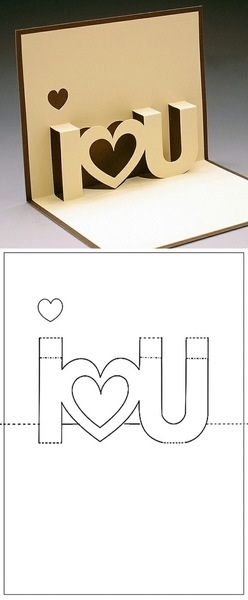 So cute! Fold the dashed lines and cut along the solid line.