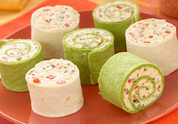 Spicy Cream Cheese Roll-Ups… Great for get togethers!