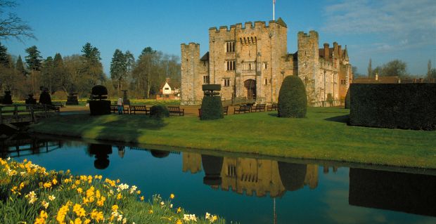 Spring in England. Hever Castle in Spring