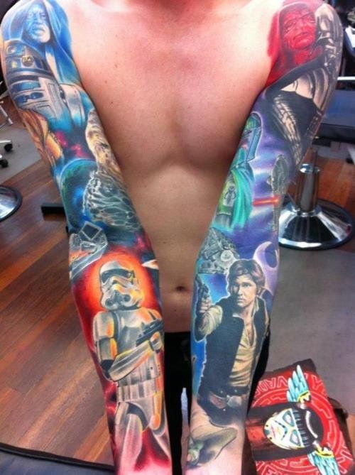 Star Wars Tattoo Sleeves,