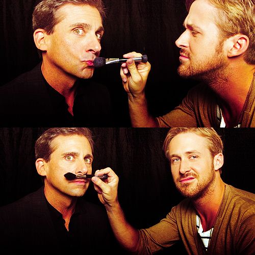 Steve Carrell and the Gosling.