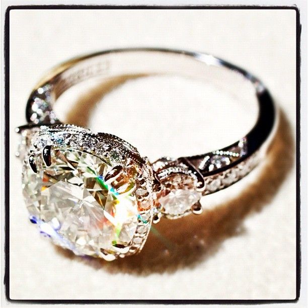 Tacori.  This custom ring is for a lucky #FutureTacoriGirl!  @tacoriofficial #In