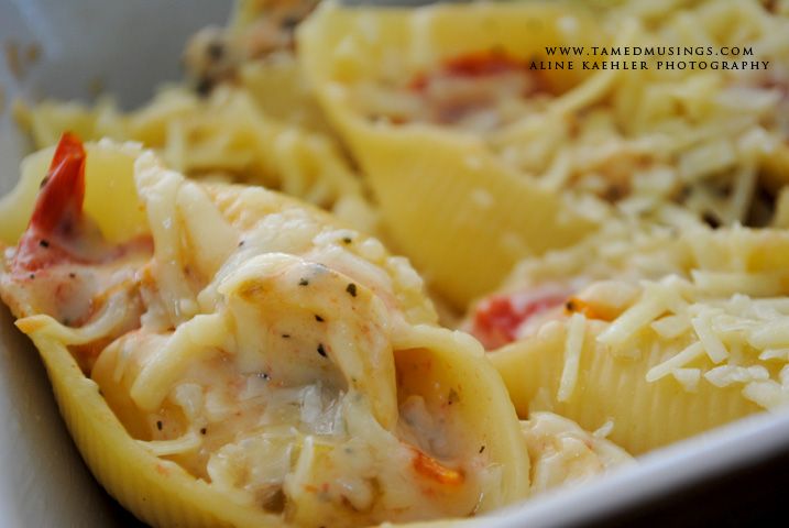 Tamed Musings: Stuffed pasta shells {Recipe}