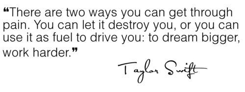 Taylor Swift quote.