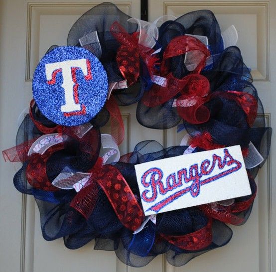 Texas Rangers Wreath