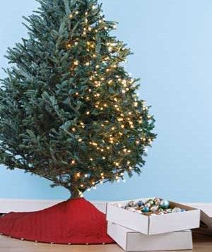 The Art of Christmas Tree Lighting | Real Simple – Seriously- WHY do people wrap