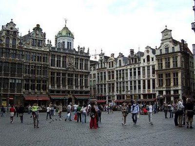 The Main Market Square in Brussels