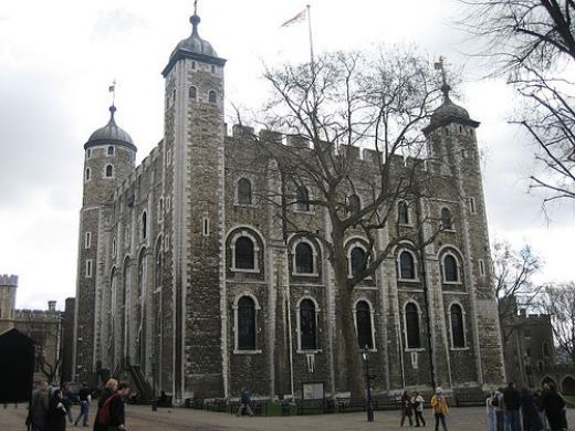 The Tower of London.  Former prison and execution site of second wife of Henry t