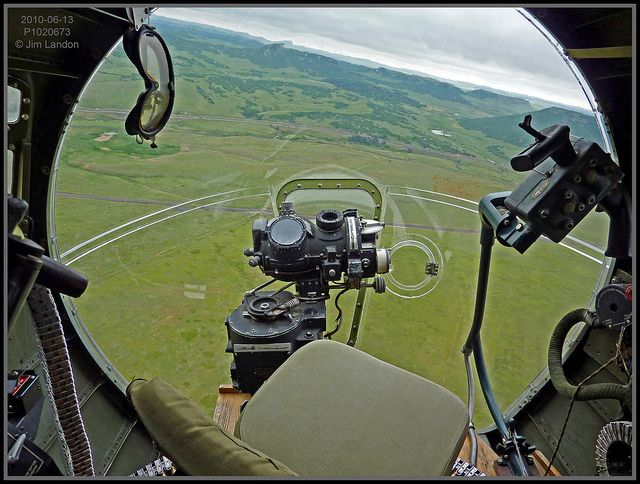 The View From The Nose  This is the view from the B-17