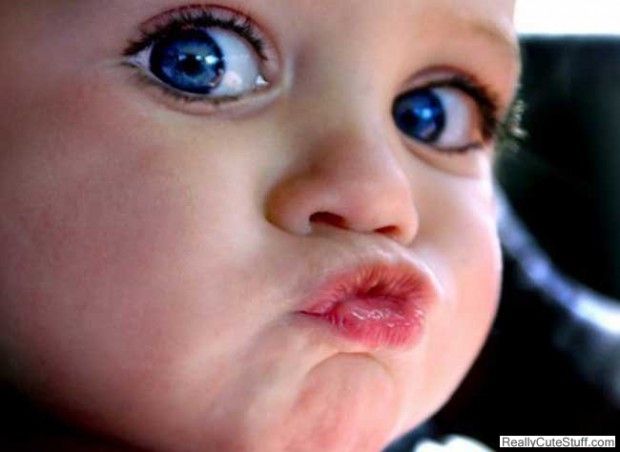The only time duck lips are cute!