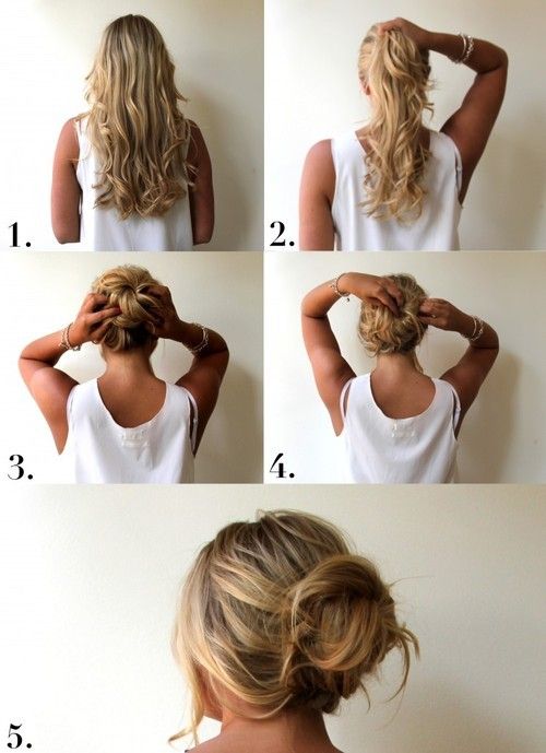 The perfect messy bun