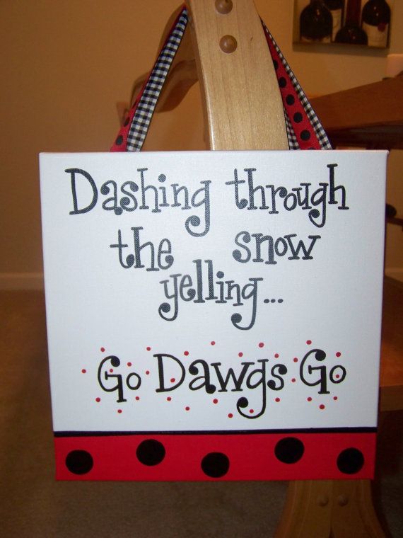 Too cute!! Go Dawgs Go!