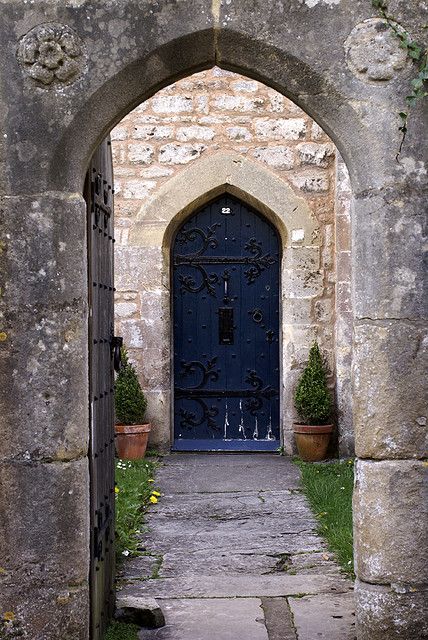 Tudor Rose Door