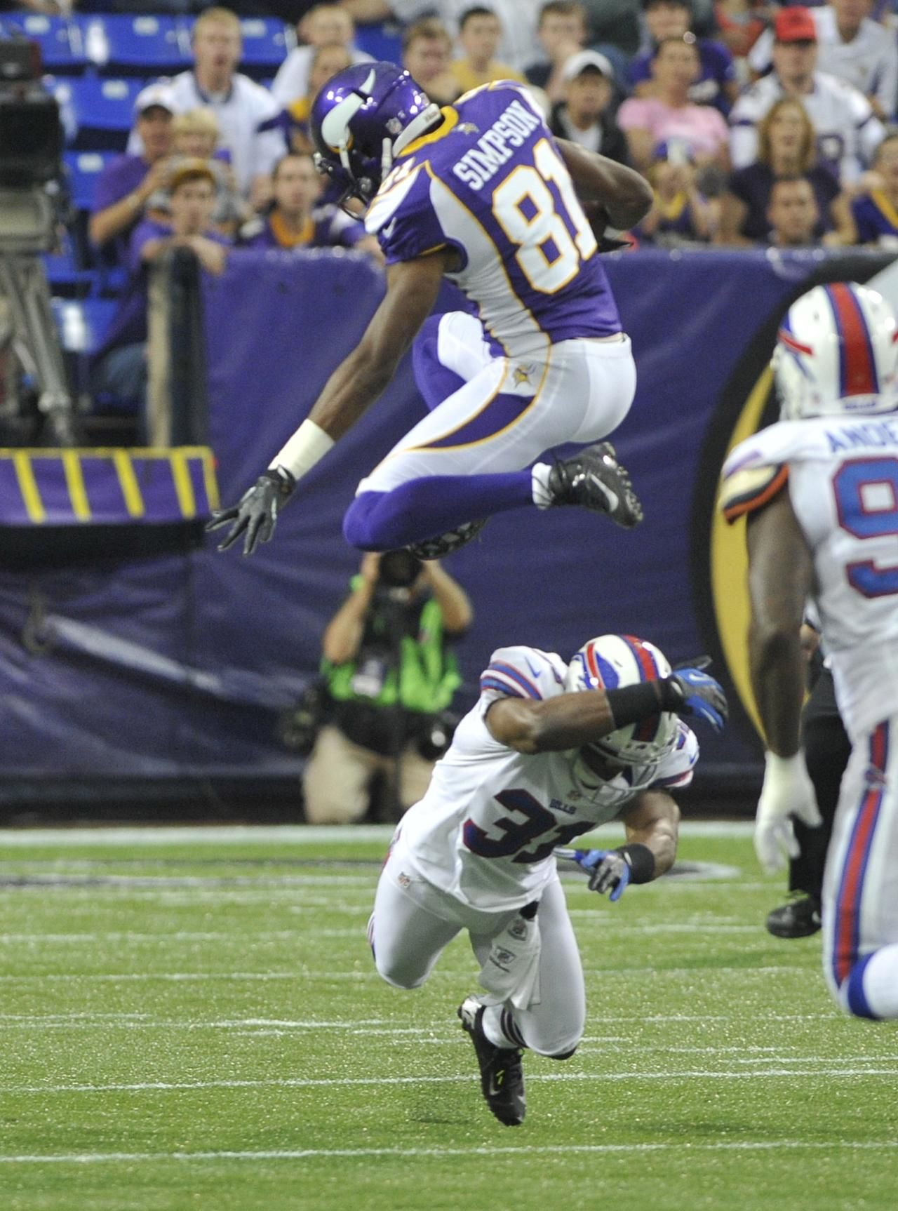 Up, Up and Away!  (Christian Ponder & Jairus Byrd)