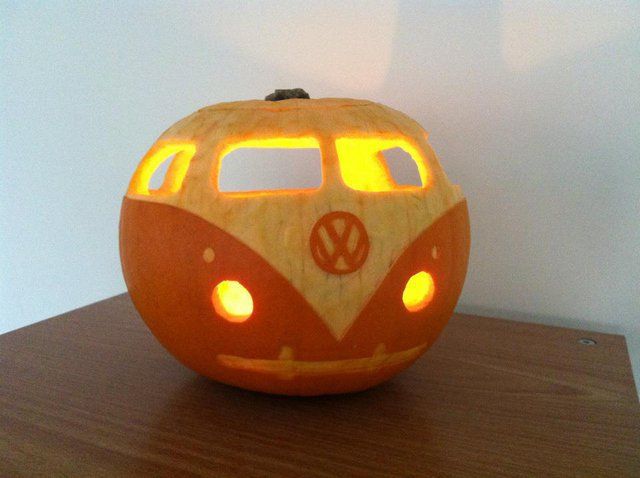 VW van pumpkin! Oh yes!